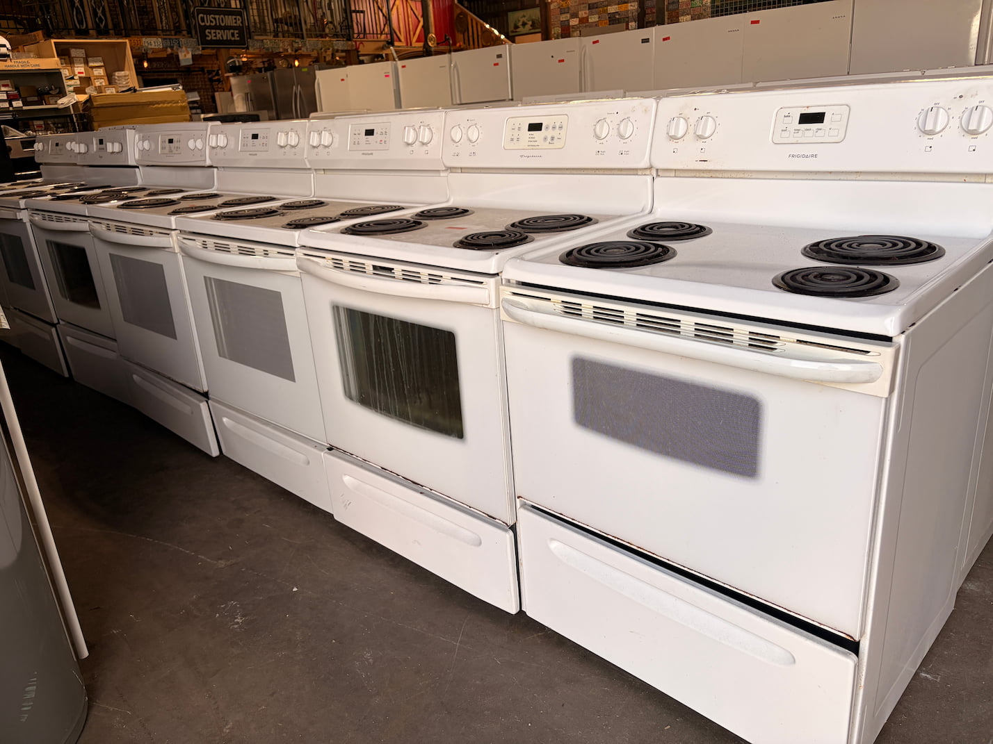New and used appliances available at MRNU