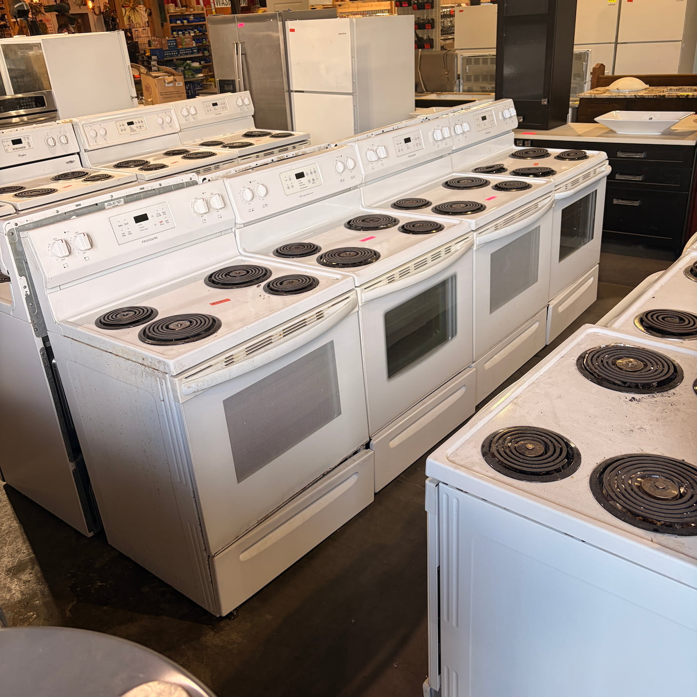 New and used appliances available at MRNU
