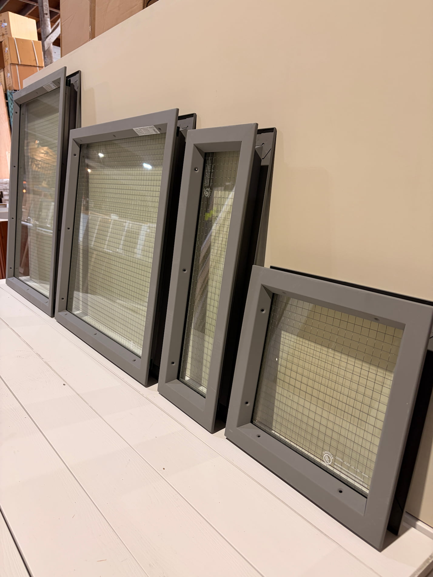 Commercial doors in a variety of sizes available at MRNU
