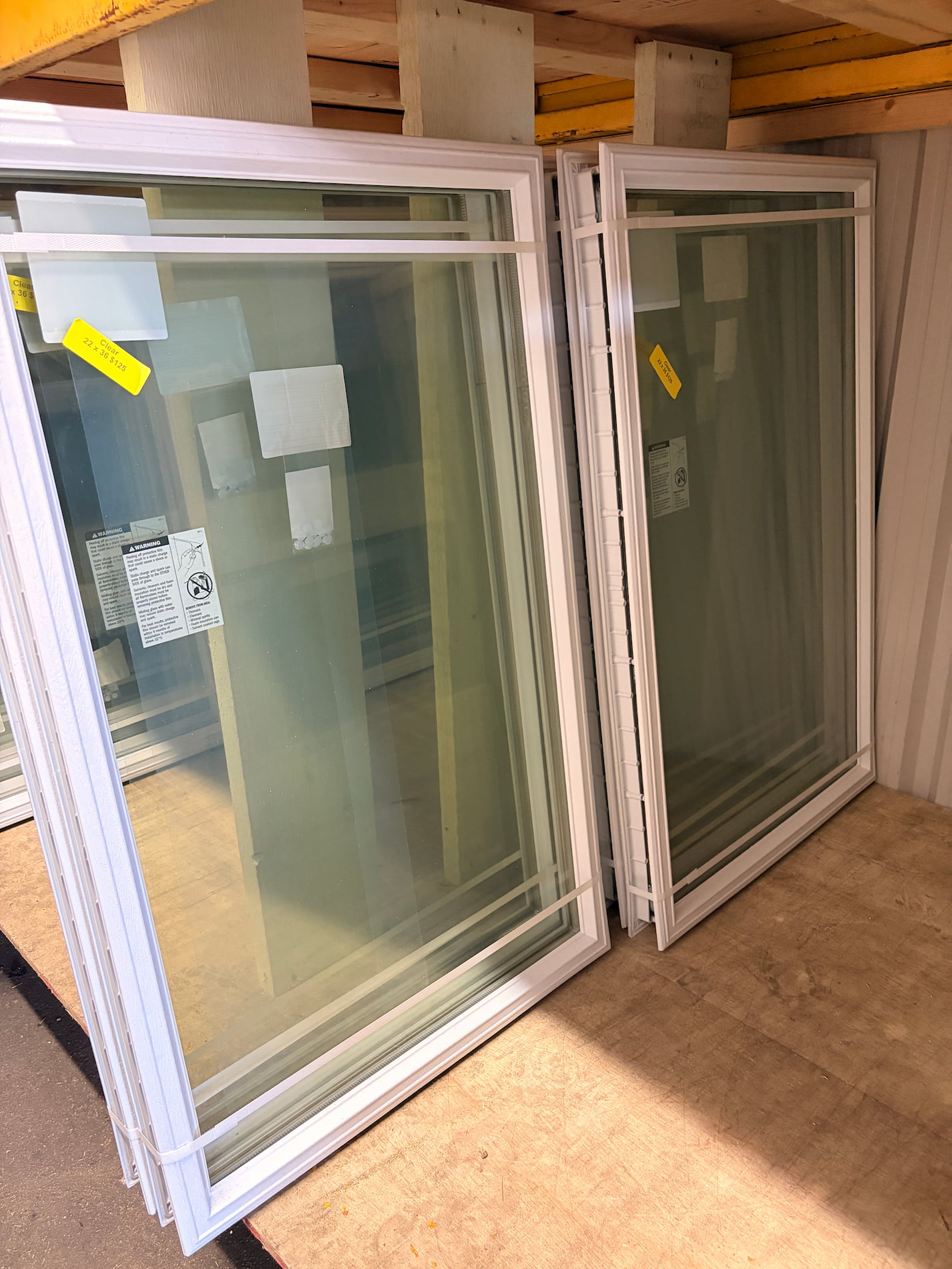 Replacement glass inserts for exterior doors at MRNU