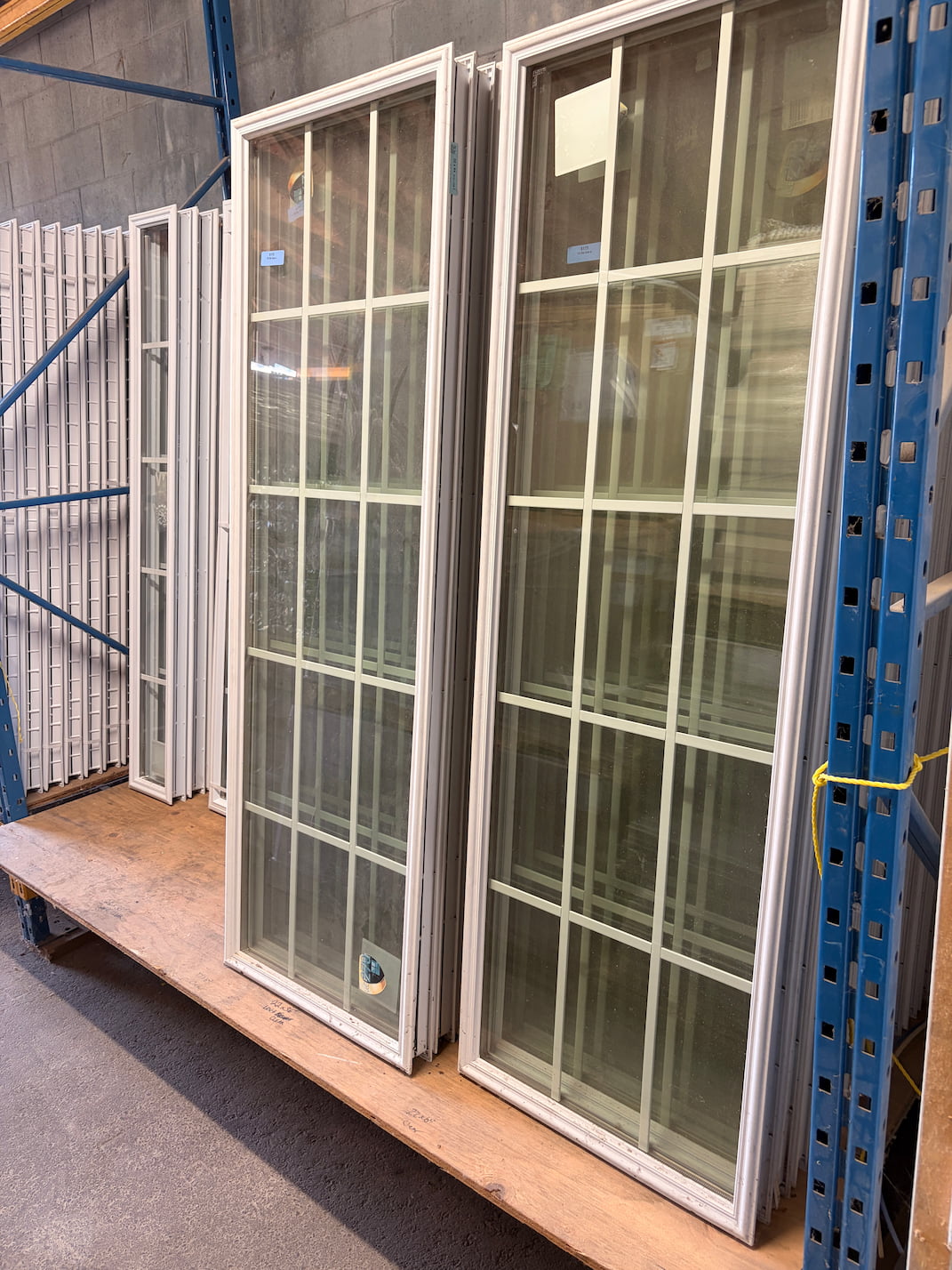 Exterior entry door glass in different sizes and styles