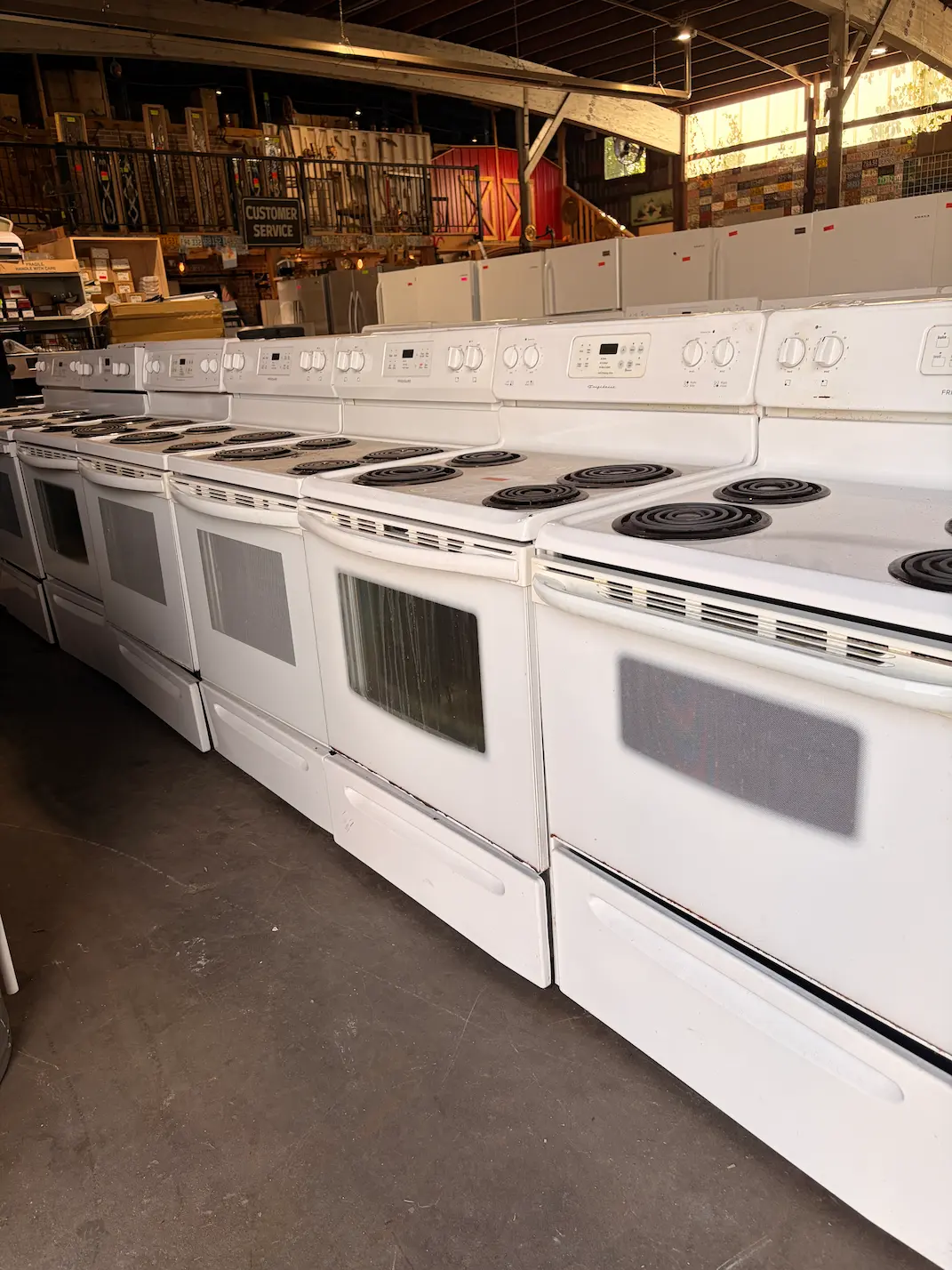 Selection of appliances available at MRNU