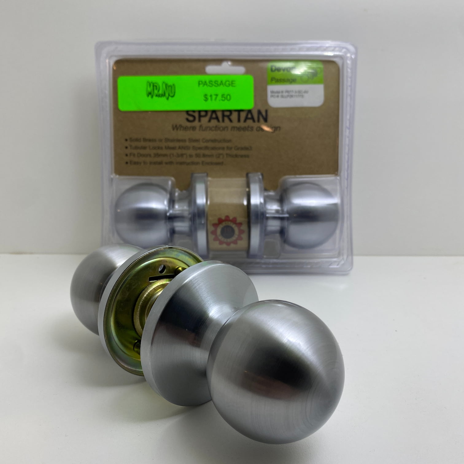Passage door locks available at MRNU