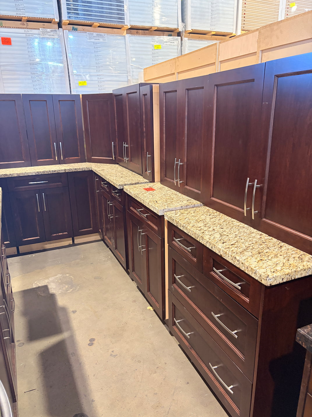 Large used kitchen cabinet set available at MRNU