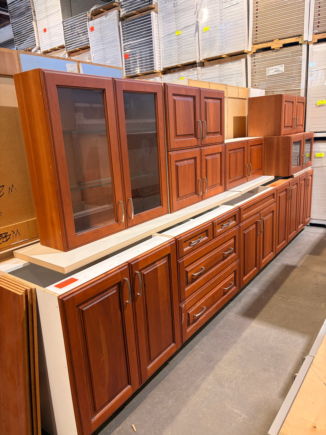 Used kitchen cabinets for home renovation projects at MRNU