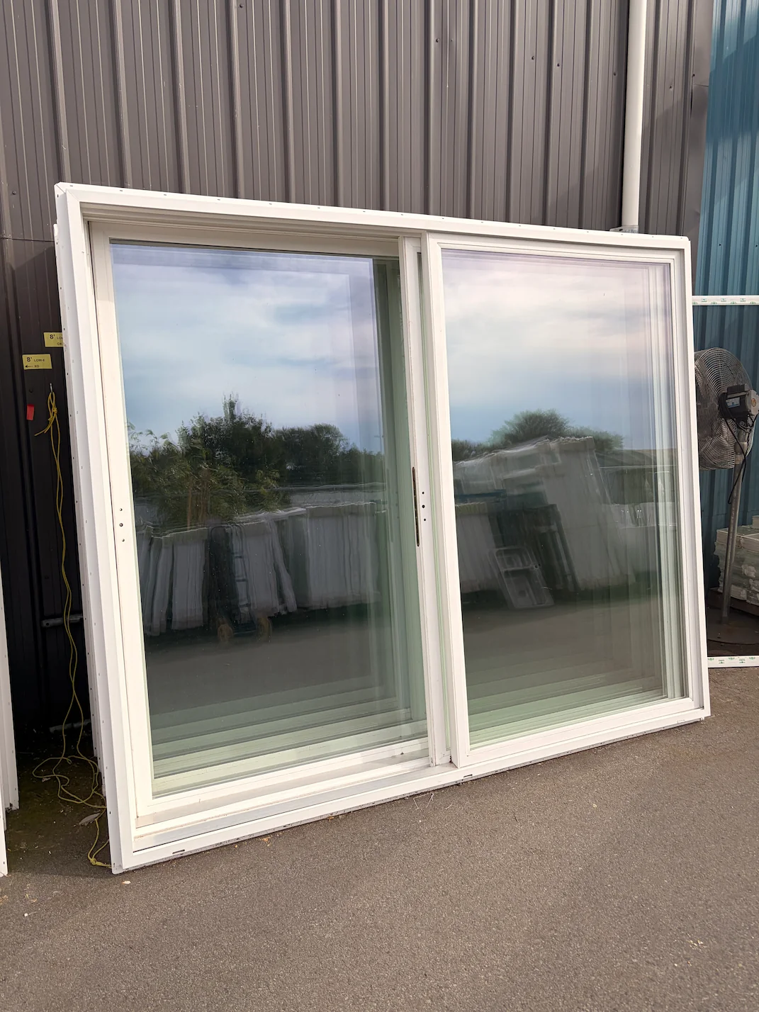 New vinyl patio sliding door available at MRNU